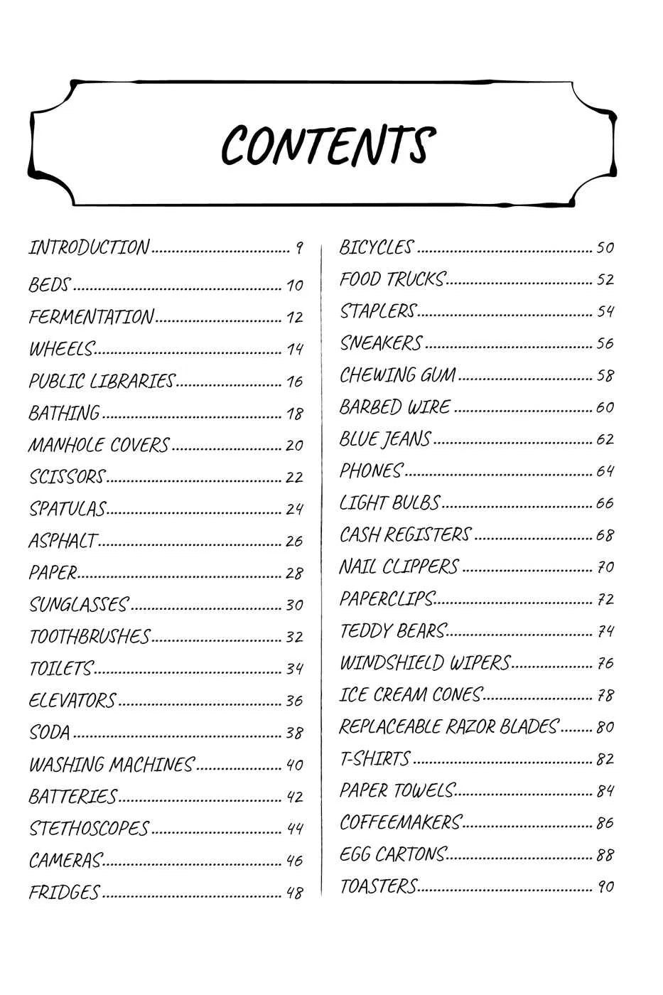 The Illustrated Histories Of Everyday Inventions