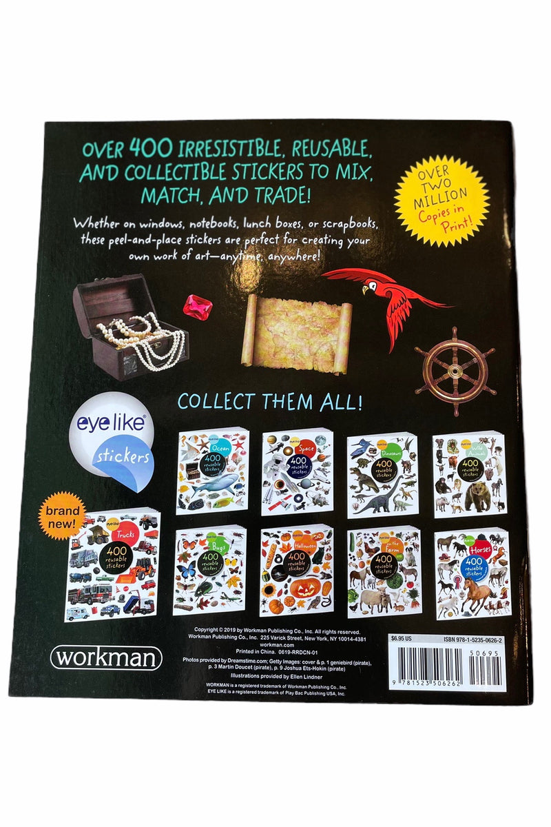 Pirates: 400 Reusable Stickers - Collectible, Mix Match & Trade! – Spot