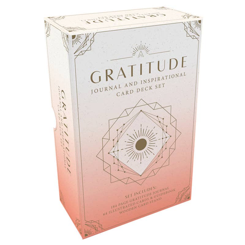 Gratitude: Journal and Inspiration Card Deck Set