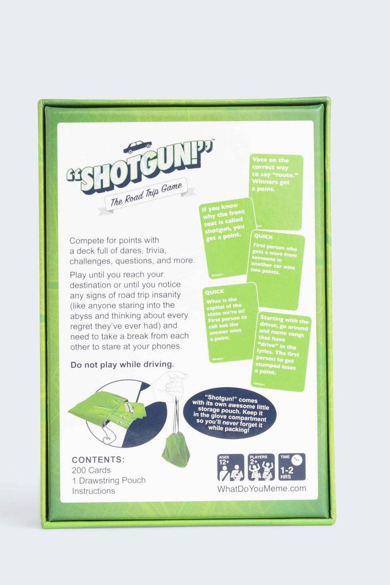 Shotgun! - Family Card Game for Road Trips