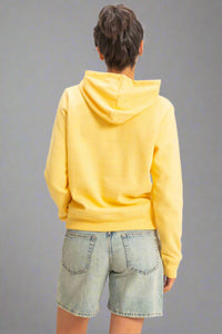 Long Sleeve Pullover Hoodie - Banana