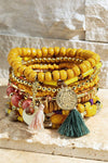10 Layered Boho Bracelet Set - Dandelion