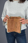 Karen Kiss Lock Clutch - Black