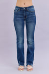 Mid Rise Raw Hem Bootcut - JB159