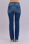 Mid Rise Raw Hem Bootcut - JB159