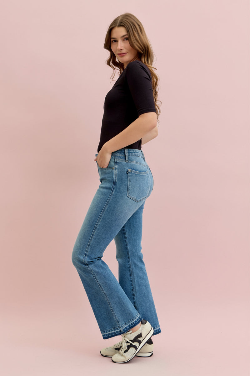 Mid Rise Bootcut Tummy Control - JB150