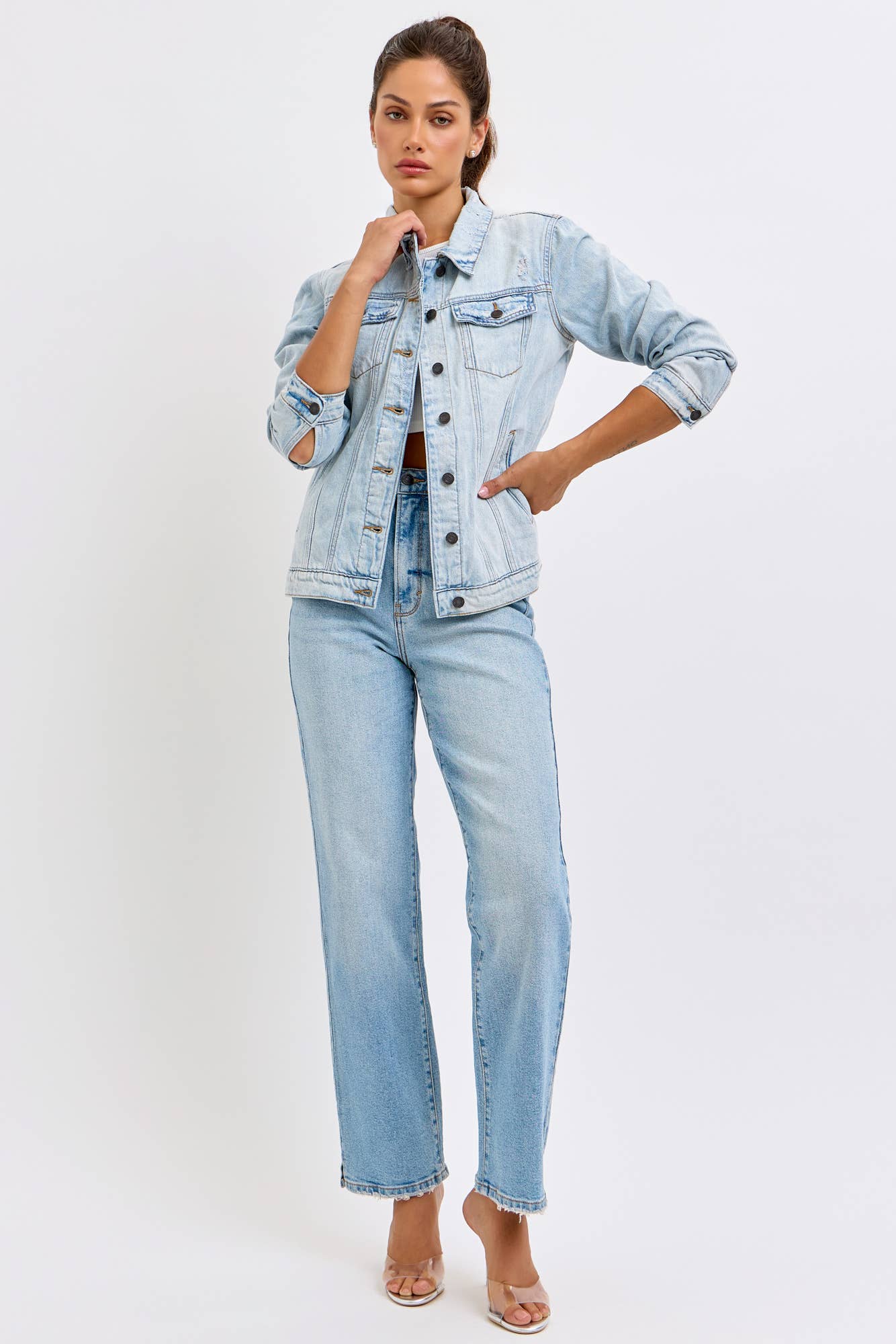 Oversized Denim Jacket  - Super Light