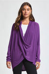 Soft Drape Hacci Wrap - Purple