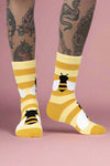 Cozy Slipper Sock - Bee Cozy