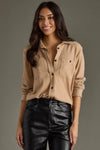 Super Soft Button Up - Tan