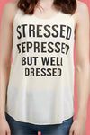 Well Dressed Tank - White