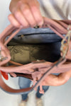 Wendy Hobo Bucket Bag - Rosewood