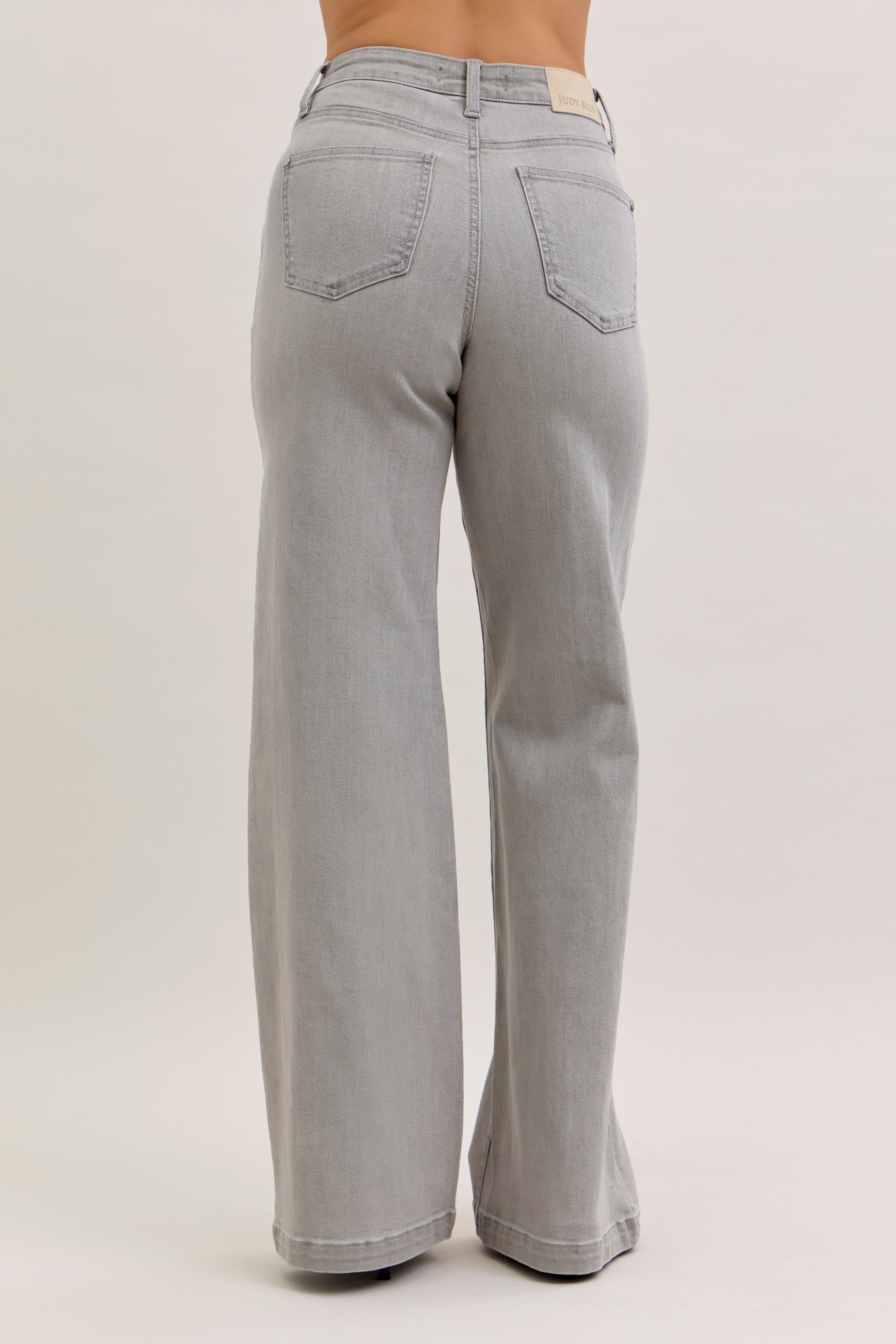 High Waist Retro Wide Grey - JB167