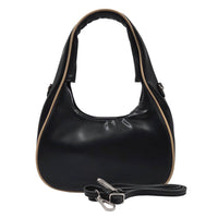 Charity Hobo & Crossbody - Black Taupe