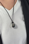 Small Silver Pendant Necklace