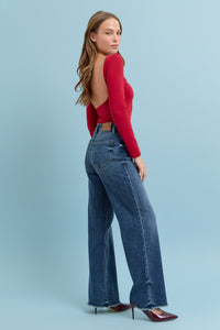 Mid Rise Wide Leg - JB155