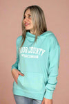 Door County Peninsula Doodle Hoodie Blue