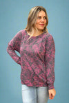 Pink Leaf Top