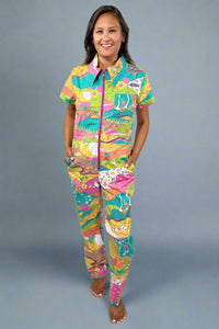 Landscape Jumpsuit - Enchanting Emerald