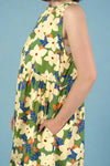 Floral Tank Midi Dress - Leaf