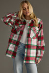 Red, Green & White Plaid Jacket