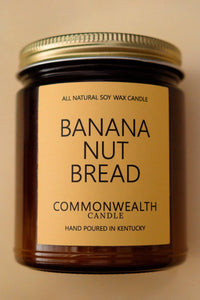 Banana Nut Bread - 16oz Amber Jar