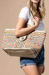 Knotra Jute Wood Handle Bag