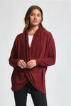 Soft Drape Hacci Wrap - Wine