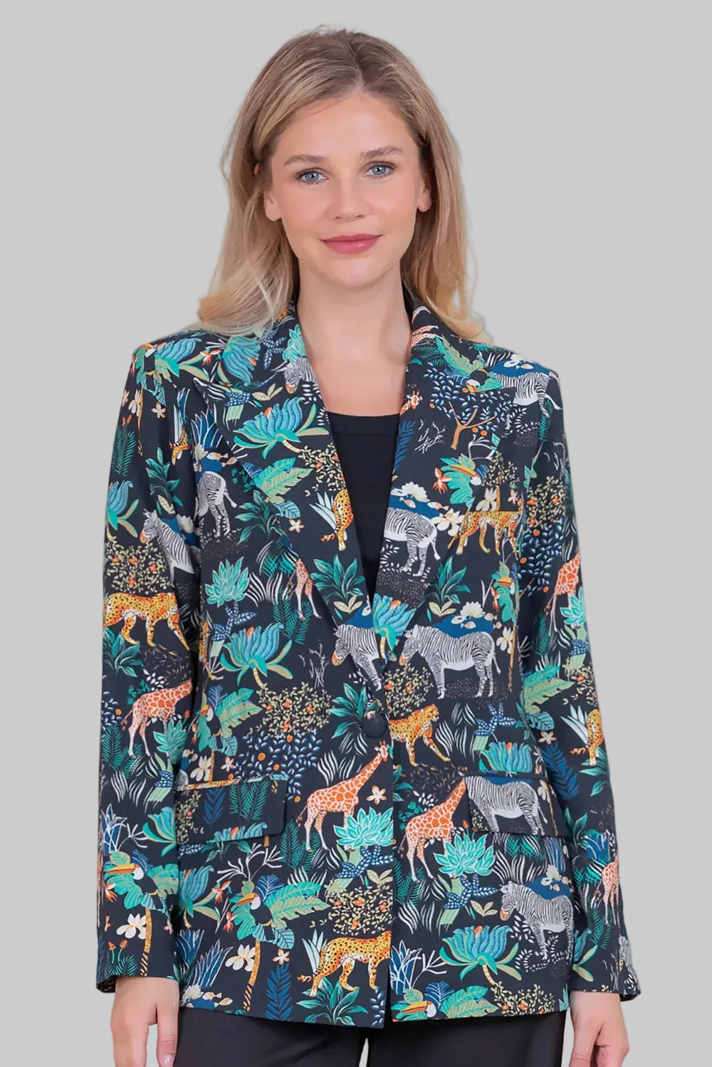 Safari Boyfriend Blazer - Black