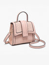 Evangeline Flapover Crossbody - Pink