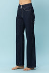 High Rise Pocket Embroidery Wide - JB151