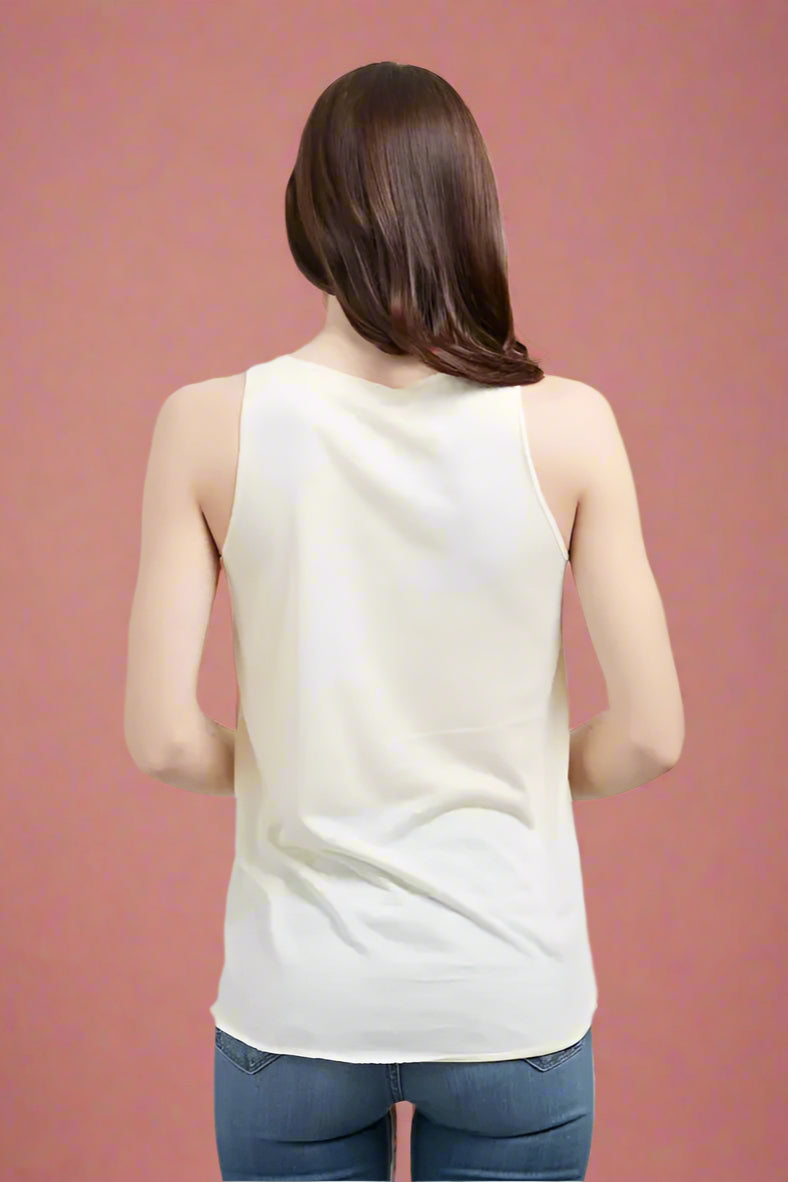 Well Dressed Tank - White