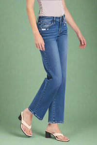 Mid Rise Full Straight Jeans - LV24