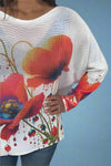 Round Knit Long Sleeve - Red Poppy