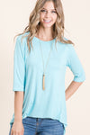 Basic Soft Tee - Sky Blue