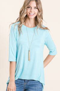 Basic Soft Tee - Sky Blue