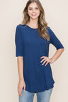 Basic Soft Tee - Navy