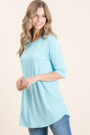Basic Soft Tee - Sky Blue