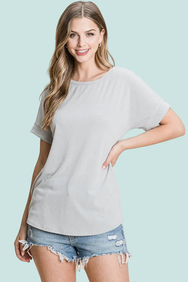 Everyday Essential Relaxed Fit T-Shirt - Grey