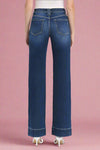 High Rise Trouser Wide Leg Jeans - LV26