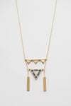 Oblique Triangle Necklace