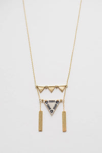 Oblique Triangle Necklace