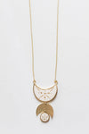 Moon Child Necklace White
