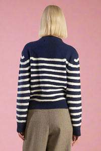 Pullover Navy Striped Sweater