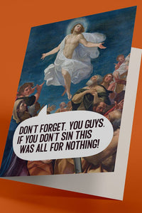 Happy Sinning - Holiday Card
