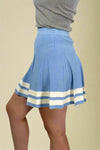 Mini Skater Sweater Skirt - Blue