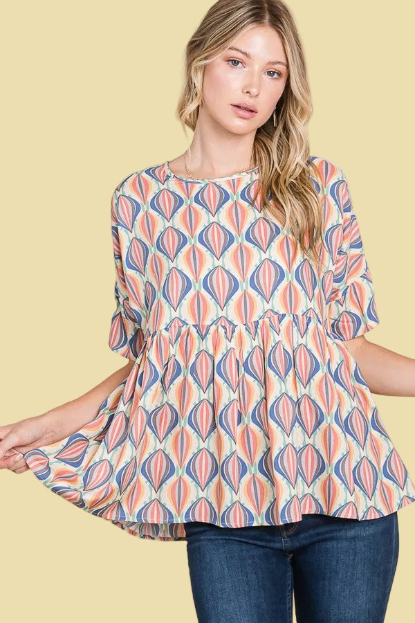 Babydoll Tunic - Multi