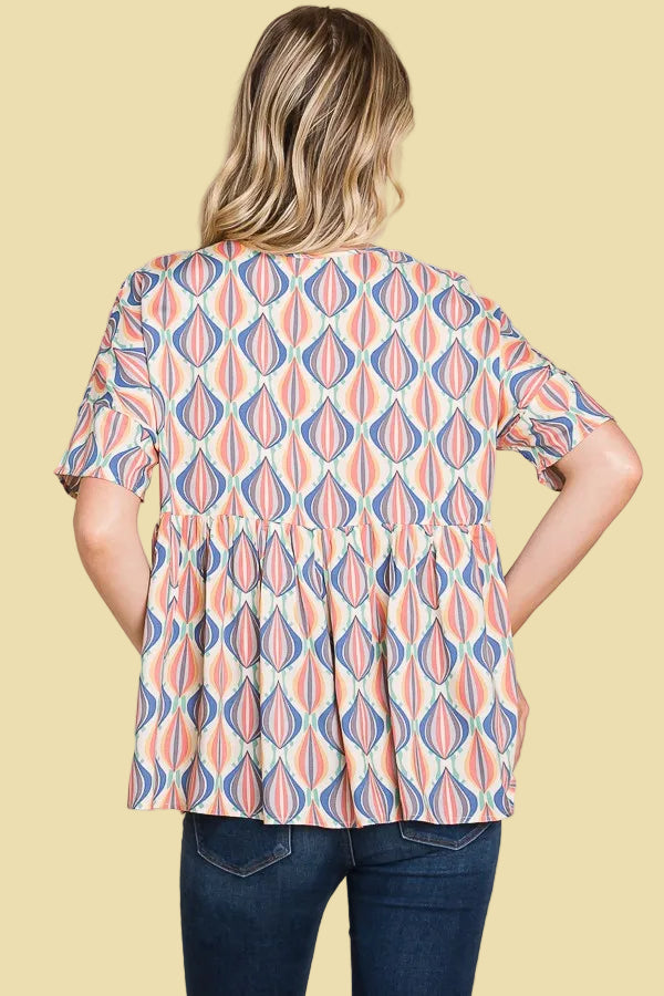 Babydoll Tunic - Multi