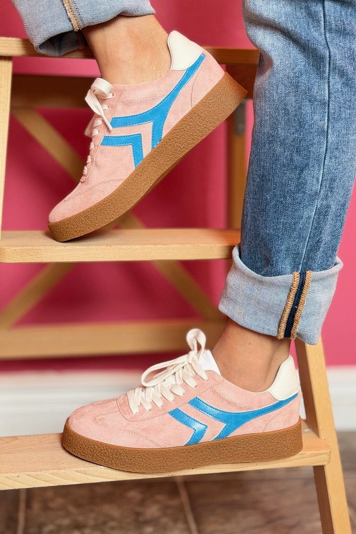 Nova Retro Inspired Low Sneaker - Pink