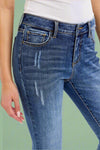 Mid Rise Ankle Skinny C258